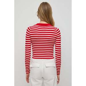 Suéter Casual de Punto a Rayas con Cuello Redondo - Product Image 5