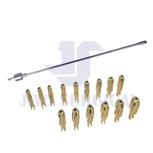 Alésoir flexible canulé orthopédique 8 mm à 12 mm Lot de 5 instruments en acier inoxydable approuvés CE ISO - Product Image 4