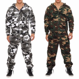 Trajes Deportivos Unisex de Forro Polar 100% Algodón con Camuflaje Personalizado de Invierno 2022, Trajes para Correr Transpirables, Resistentes al Viento y de Secado Rápido, Servicio OEM - Product Image 3
