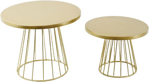 Support à gâteau en métal de meilleure qualité avec base géométrique support à gâteau de couleur dorée décor de mariage et d'anniversaire - Product Image 6
