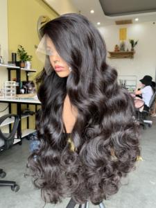 Human Hair Vietnam Donors Hair Wavy Wig Selling Smooth Shiny No <b>Tangle</b> - Product Image 1