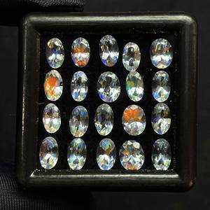 Piedra Lunar Arcoíris de Madagascar Natural de Buena Calidad, Corte Ovalado, Gema Suelta de 3*4-3*5 MM, Piedra Lunar para Joyería - Product Image 6