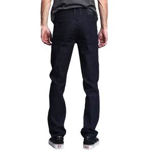 Men's lightweight, breathable, loose casual <b>jeans</b> with stylish tapered feet design, slim fit straight leg <b>elastic</b> <b>jeans</b> - Product Image 3