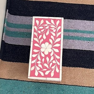 Indian Hot Custom Floral Printed Design Handmade Bone Inlay <b>Tissue</b> Paper Box Direct Wholesale Exporter and Manufacture - Product Image 6