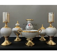 Nouvel arrivage Console murale principale décorative Ensemble de vases de décoration de table pour la maison et la décoration de mariage en fer et aluminium
