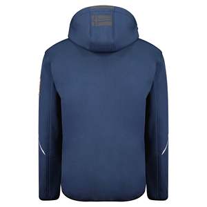 Nouveauté Veste coupe-vent à capuche ajustable avec fermeture éclair pour hommes vente en gros de vêtements d'extérieur coupe-vent coupe décontractée veste pour nouveaux hommes - Product Image 6