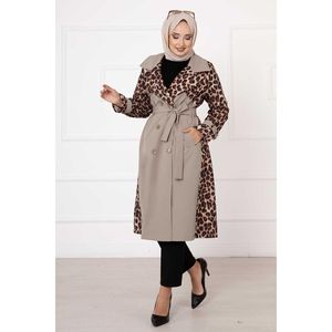 Gabardina con adorno de leopardo Stone - Product Image 1