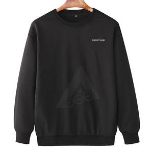 เสื้อสเวตเตอร์สวมหัวแขนยาวผ้าฝ้ายผู้ชาย, เสื้อผ้าฤดูหนาวระบายอากาศผลิตในปากีสถานย้อมสีล้วน - Product Image 1