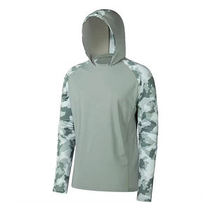 Nueva llegada de manga larga de pesca al aire libre chaqueta personalizada ligera transpirable pesca sudaderas con capucha para la venta - Product Image 4