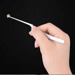 Pinzas de Cocina de Acero Inoxidable de Alta Calidad, Punta Fina Desplazada, Pinzas para Servir Alimentos, Instrumento Quirúrgico Básico - Product Image 2