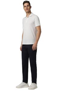 Pantalones de trabajo formales informales ajustados para hombre personalizados 100% algodón de alta elasticidad de lona de color liso teñido cintura media recta frontal plana - Product Image 6