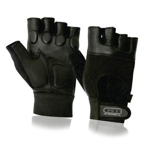 ราคาโรงงาน รับสั่งทำโลโก้ ถุงมือยกน้ำหนักหนังครึ่งนิ้ว สำหรับปั่นจักรยาน / สินค้าขายดีประจำปี 2024 - Product Image 4