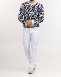 Pulls d'hiver pour hommes sur mesure, respirants, décontractés, tricotés par des fabricants de vêtements, tricotés à la main - Product Image 6