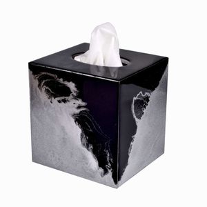 Accesorios de lujo para el hogar, soporte decorativo para caja de pañuelos para baño, sala de estar, dormitorio, soporte cuadrado moderno para caja de pañuelos - Product Image 5