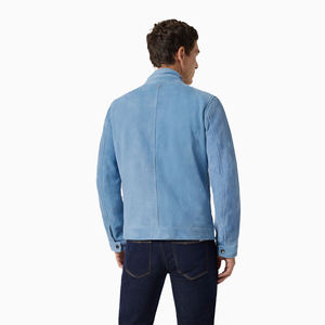 แจ็กเก็ตหนังทรงสลิมฟิตสำหรับผู้ชายผู้หญิงแจ็คเก็ตมีกระเป๋าหลายแบบมีซิปแฟชั่นแนวสตรีท - Product Image 6