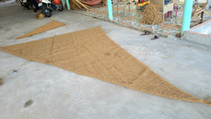 TRUSTED QUALITY Coir Shade Sail Coconut Fiber Shade Cover for Sunlight Reduction and Cooling Support with Durable Fiber - Product Image 3
