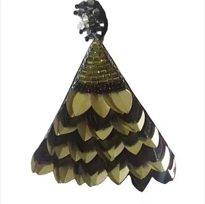 Pendientes con cuentas de semillas de vidrio para uso étnico y moderno - Product Image 3