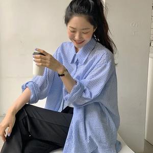 เสื้อเชิ๊ตผู้หญิงผ้าคอตตอนออร์แกนิก100% เสื้อเชิ้ตผู้หญิงโอเวอร์ไซส์ลำลองใหม่ฤดูร้อน - Product Image 4