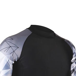 Camiseta de Protección Solar de Manga Corta Transpirable de Alta Calidad para Hombre, para Natación, Surf, Buceo, MMA, Poliéster/Nailon - Product Image 5