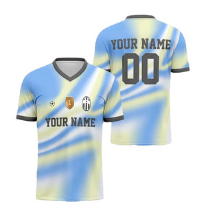 เสื้อฟุตบอลแบบกำหนดเองขายส่งเสื้อเจอร์ซีย์ทีมกีฬาพิมพ์ลาย - Product Image 4