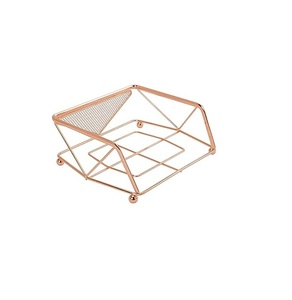 Offre Spéciale dernier modèle de porte-serviettes en métal décoratif de table avec plaqué or pour une utilisation d'hôtel à domicile au prix de gros - Product Image 6