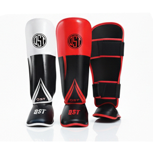 Espinilleras de Boxeo Profesionales Personalizadas de Alta Calidad, Cuero PU Transpirable, Cierre de Velcro, Entrenamiento, Sparring, Golpes - Product Image 2