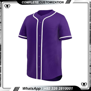 เสื้อเบสบอลระบายอากาศได้ดีราคาไม่แพงพร้อมตัวเลือกโลโก้ตามสั่ง - Product Image 2