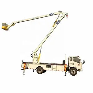 Austria 18m-48m diesel/elettrico cherry picker uomo sollevatore piattaforme telescopiche semoventi braccio telescopico per bacchetta aerea