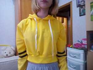 Winter <b>Women's</b> Cropped Hoodie Warm Fleece Fashion Pullover Trendy Casual Streetwear Sweatshirt for Cold <b>Weather</b> - Product Image 3