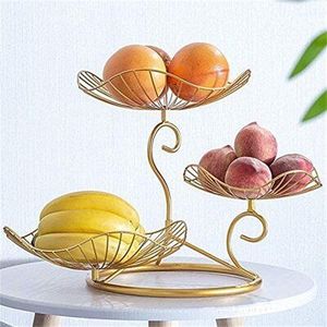 Panier à fruits en métal design, créé pour la décoration intérieure haut de gamme, avec une structure solide et une finition artistique attrayante - Product Image 1