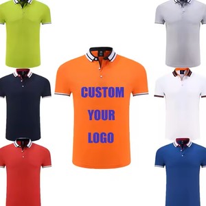 Polos de cuello grueso para hombre, ropa de calle, transpirables, de secado rápido, bordados, para hombre, en estilo único, a petición de los clientes - Product Image 5