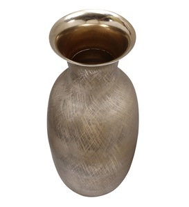 Florero de mesa de Metal dorado moderno, gran cantidad de alta calidad, decoración festiva moderna única Vintage, uso decorativo para el hogar - Product Image 6