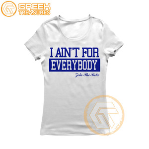 Venta al por mayor personalizada Zeta Phi Beta mujeres camiseta hermandad ropa algodón camisetas más finas mujeres fraternidad prendas - Product Image 4