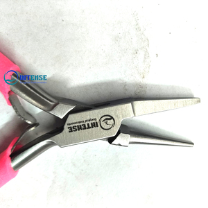 Alicates Profesionales de Acero Inoxidable de 5 Pulgadas para Hacer Joyas, Herramienta de Modelado de Alambre de Punta Redonda y Plana para Manualidades de Joyería y Trabajos Artísticos - Product Image 1