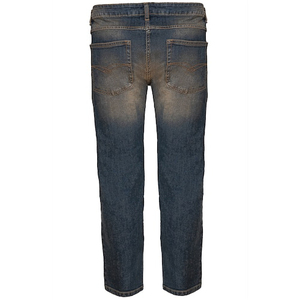 Pantalones Vaqueros de Diseño Vintage para Hombre, Marca Privada, Corte Recto, Elásticos, de Mezclilla Azul, Transpirables, Nueva Moda - Product Image 6