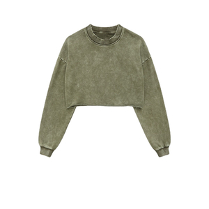 OEM logotipo personalizado nuevo estilo de alta calidad mujer Boxy Oversize recortada Top Vintage camiseta - Product Image 5