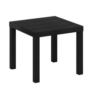 Cổ điển vuông Parsons bên cuối bảng 1-Pack, kết thúc màu đen cho một kiểu dáng đẹp, ấm cúng nhìn - Product Image 1