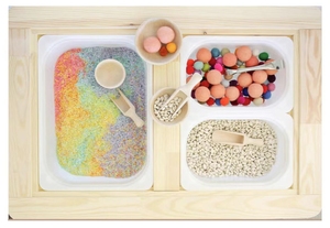 <span class=keywords><strong>Mesa</strong></span> de casa <span class=keywords><strong>montessori</strong></span> para niños, <span class=keywords><strong>mesa</strong></span> sensorial con <span class=keywords><strong>luz</strong></span>, nuevo diseño - Product Image 3