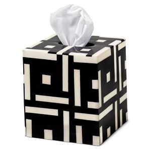 Decorative <b>Tissue</b> Box Holder Rectangular Crystal Napkin Holder <b>Facial</b> <b>Tissue</b> Holder for Home Office Restaurant(Gold) Handmade - Product Image 4