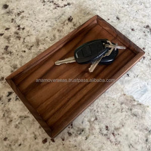 Bandeja de Servir de Madera de Acacia Natural Premium, Apta para Lavavajillas, de Una Sola Capa, Vajilla Hecha a Mano - Product Image 5