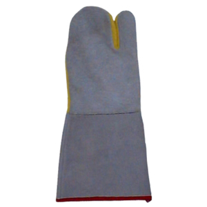 Gants de protection en cuir de vachette de qualité supérieure, style gauntlet, écologiques, thermiques, respirants, durables, doublure en microfibre pour toutes les saisons - Product Image 2