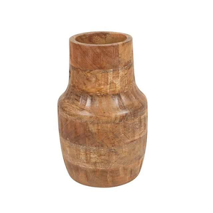 Vase à fleurs en bois moderne fait à la main, écologique, avec des couleurs personnalisées pour la décoration de la maison et du jardin - Product Image 6