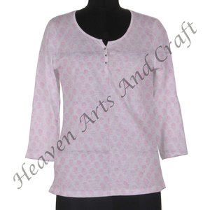 <b>Short</b> <b>Dress</b> Hand Block Print Kurtis Casual <b>Dresses</b> Latest Designs 2025 Summer <b>Dress</b> Hand Block Printed Cotton Kurti - Product Image 2