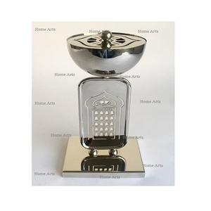 Quemador Dukhoon de diseño atractivo en acero inoxidable Color plata incienso Bakhoor quemador para accesorios de decoración del hogar - Product Image 1