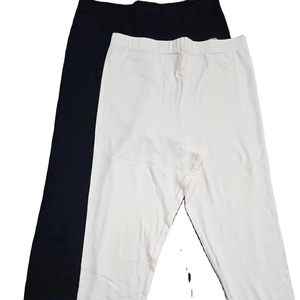 กางเกงเลกกิ้งเอวสูงสำหรับผู้หญิง, กางเกงลำลองฤดูใบไม้ร่วงฤดูร้อนกางเกงเลกกิ้งแบบถักระบายอากาศพร้อมผ้าพันเท้าสบาย - Product Image 6