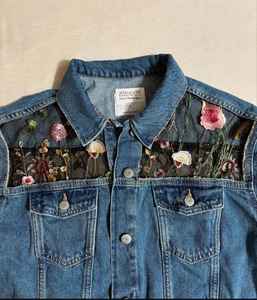 2025 Services OEM hiver femmes veste en jean qualité supérieure respirant couleurs personnalisées propre Logo imprimé installations - Product Image 6