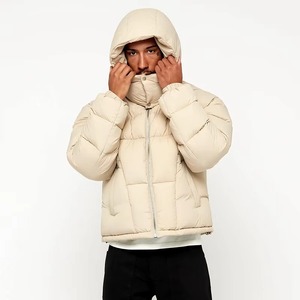 เสื้อแจ็กเก็ตทรงหลวมของผู้ชายกันลมสำหรับผู้หญิงเสื้อโค้ทขนเป็ดหนาสำหรับฤดูหนาว - Product Image 5