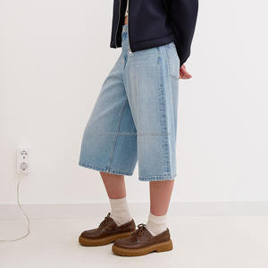 Vêtements pour femmes personnalisés short en jean ample décontracté été dames shorts pour femmes jeans - Product Image 3