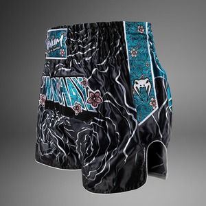 Pantalones Cortos de Muay Thai de Diseño Personalizado, Técnica Lavada, Pantalones Cortos de Muay Thai - Product Image 4
