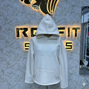 Créez votre propre style : sweat à capuche brodé d'hiver, imprimé sur mesure, 100% coton, streetwear unisexe. - Product Image 1
